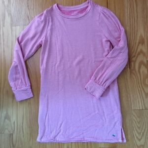 Vineyard Vines Red Striped T-shirt Dress